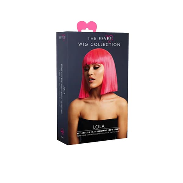 Fever Dam/Dam Lola Peruk One Size Neonrosa Neon Pink One Size