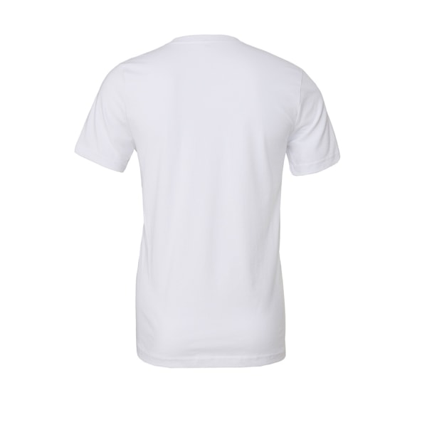 Bella + Canvas Vuxna unisex T-shirt med rund hals UNISEX Vit White 3XL