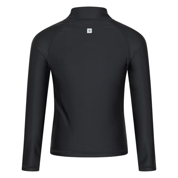 Mountain Warehouse Långärmad Rash Top för barn 3-4 år Jet Black 3-4 Years