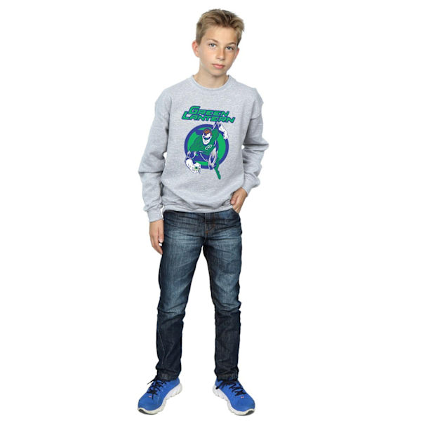 DC Comics Boys Green Lantern Leap Sweatshirt 12-13 år Sport Sports Grey 12-13 Years