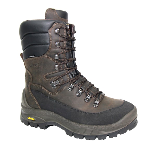 Grisport Gamekeeper vaxat läder vandringskängor 9 UK brun/ Brown/Black 9 UK
