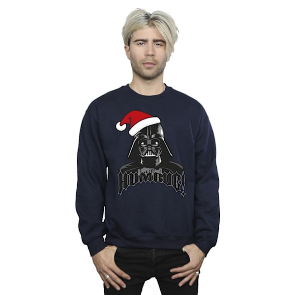 Star Wars Mens Episode IV: A New Hope Darth Vader Humbug Sweats Navy Blue M