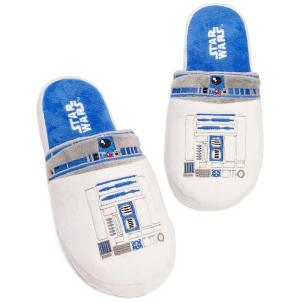 Star Wars herr R2-D2 tofflor 7 UK-8 UK blå/vit/grå Blue/White/Grey 7 UK-8 UK
