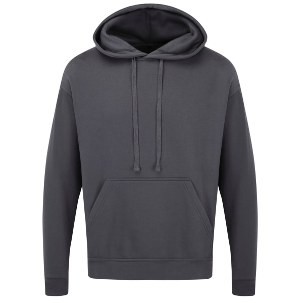 Ultimate Everyday Apparel Unisex vuxenhuvtröja M Grå Ljung Grey Heather M