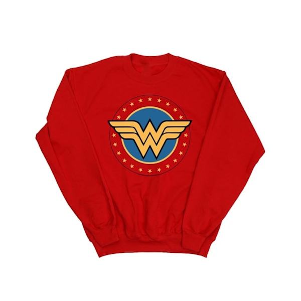 Wonder Woman Dam/Damer Cirkellogotyp Sweatshirt L Röd Red L