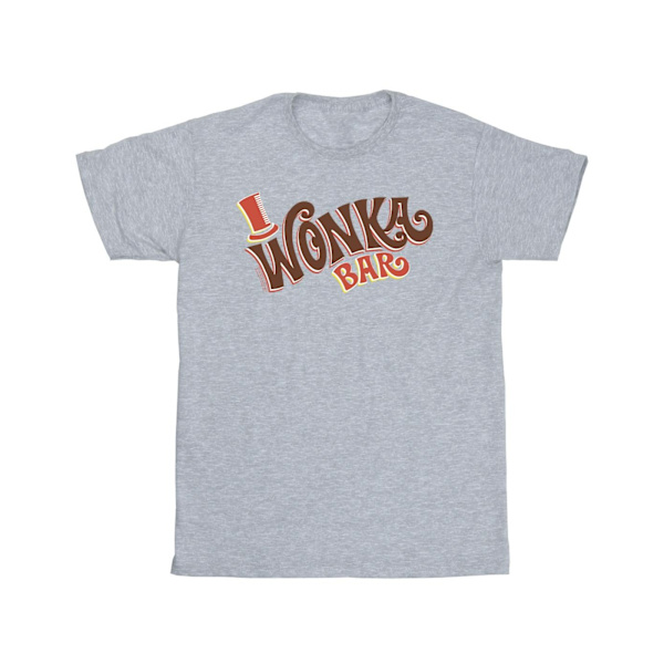 Willy Wonka Bar Logo T-shirt för män, 4XL, sportgrå Sports Grey 4XL