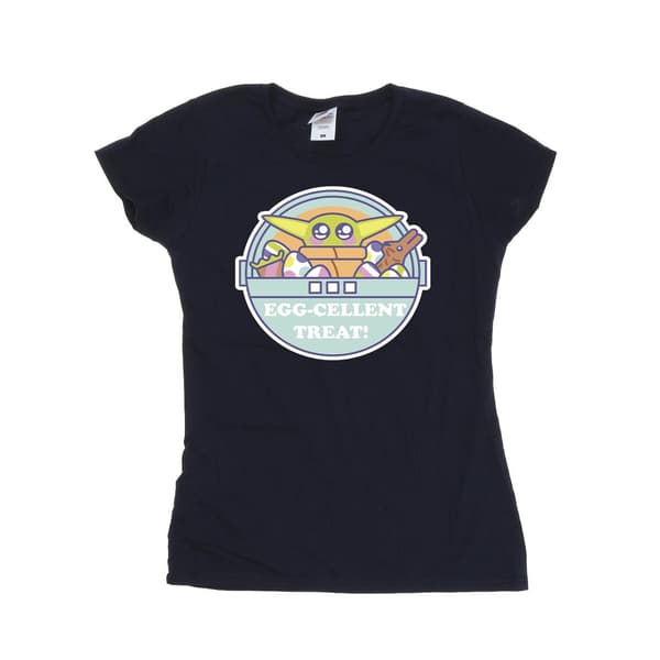 Star Wars Dam/Kvinnor The Mandalorian Eggcellent Easter Cotto Navy Blue S