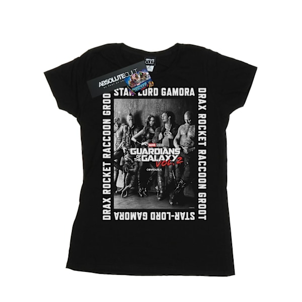 Marvel Dam/Kvinnor Guardians Of The Galaxy Inramad Affisch Bomull Black S