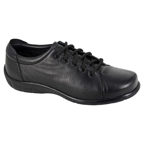 Mod Comfys Damskor i Nappa Läder Superlätta Skor 3 UK Svart Black 3 UK