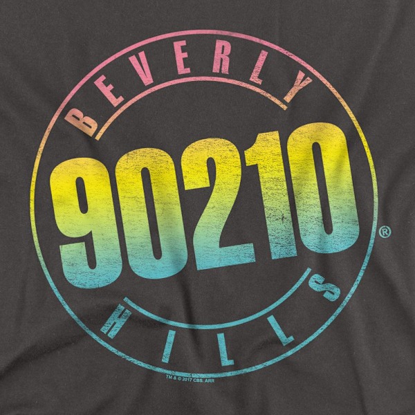 90210 Unisex Vuxen Colour Blend Logo T-Shirt M Charcoal Charcoal M