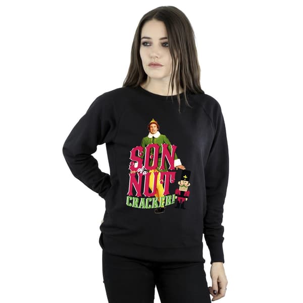Elf Dam/Damer Son Of A Nutcracker Sweatshirt M Svart Black M