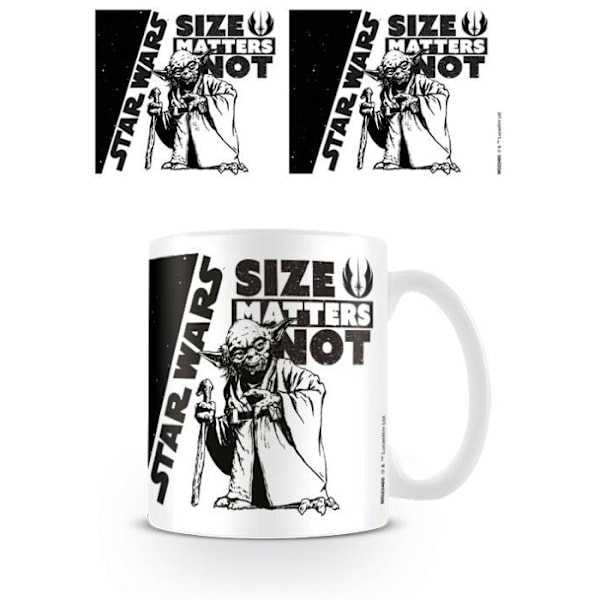 Star Wars Storlek spelar ingen roll Mugg One Size Vit/Svart White/Black One Size