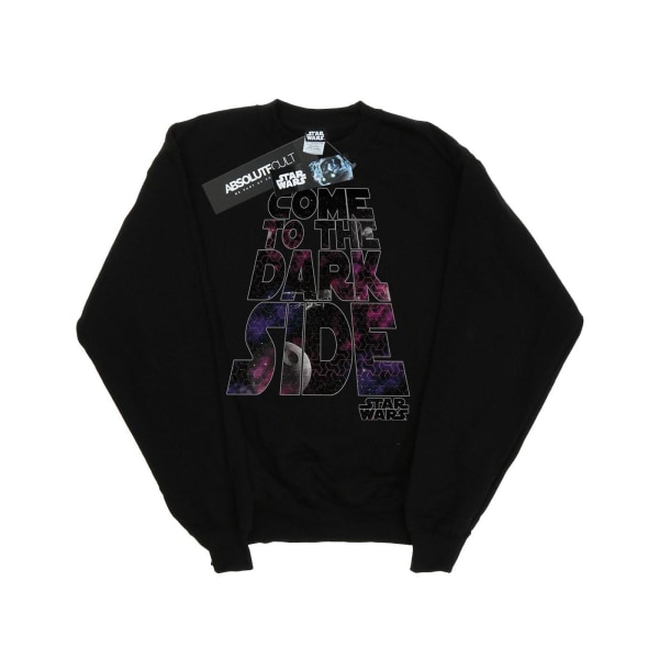 Star Wars Girls Come To The Dark Side Sweatshirt 5-6 Years Blac Black 5-6 Years