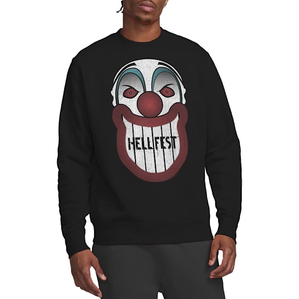 Hell Fest Unisex Vuxen Facade Sweatshirt L Svart Black L