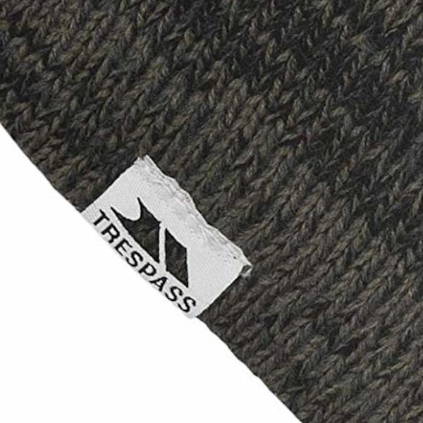 Trespass Mens Aneth Beanie Hat One Size Flint Flint One Size