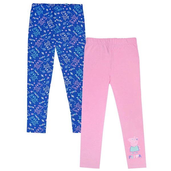 Greta Gris Flickor Kortärmad Pyjamas Set 12-18 Månader Rosa Pink 12-18 Months