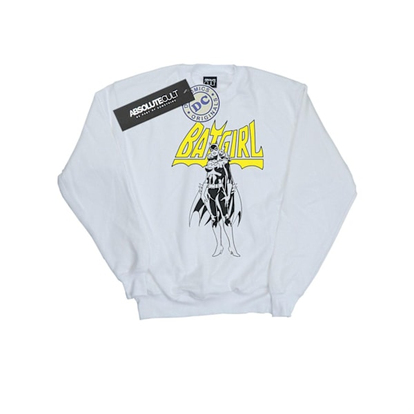 DC Comics Batgirl Pose Sweatshirt S Vit White S