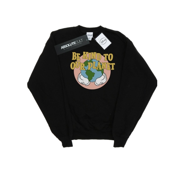 Disney Boys Musse Pigg Var snäll mot vår planet Sweatshirt 9-11 Black 9-11 Years