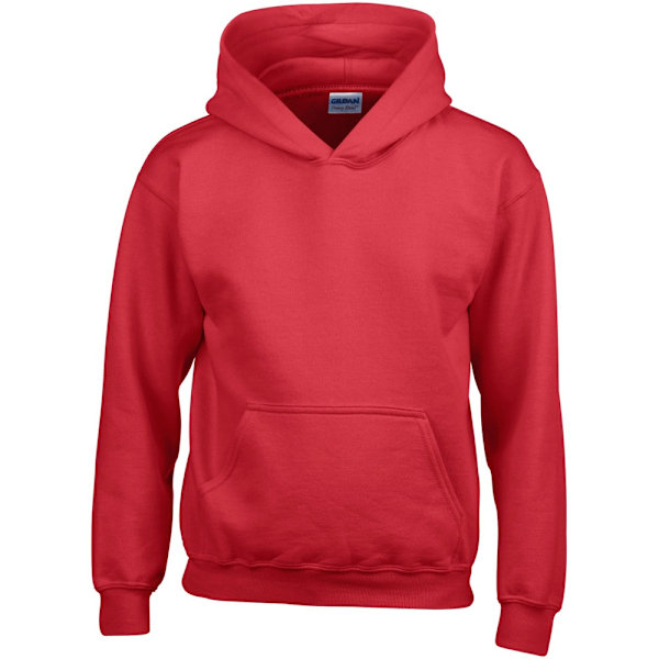 Gildan Heavy Blend Unisex Barn Hoodie / Hoo Red XS