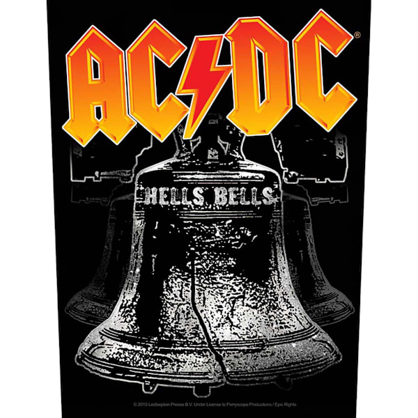 AC/DC Hells Bells Patch One Size Svart/Orange Black/Orange One Size