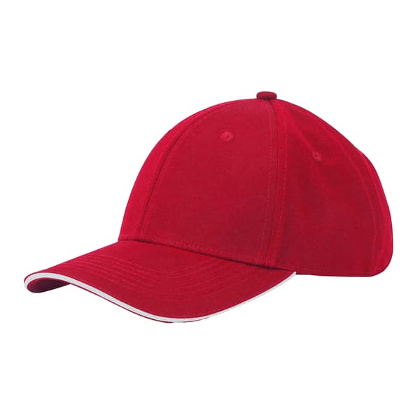 Beechfield EarthAware 6 Panel Ekologisk Bomulls Baseballkeps En Storlek Classic Red/White One Size