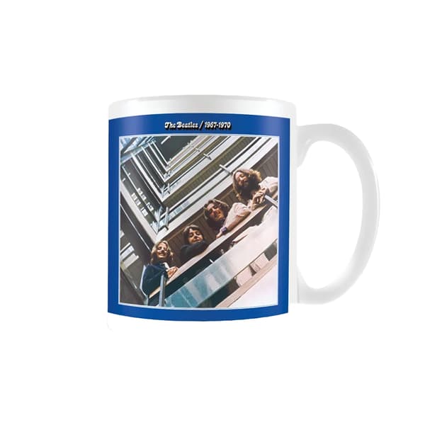 The Beatles Text Mugg och Strumpset One Size Röd/Blå/Vit Red/Blue/White One Size