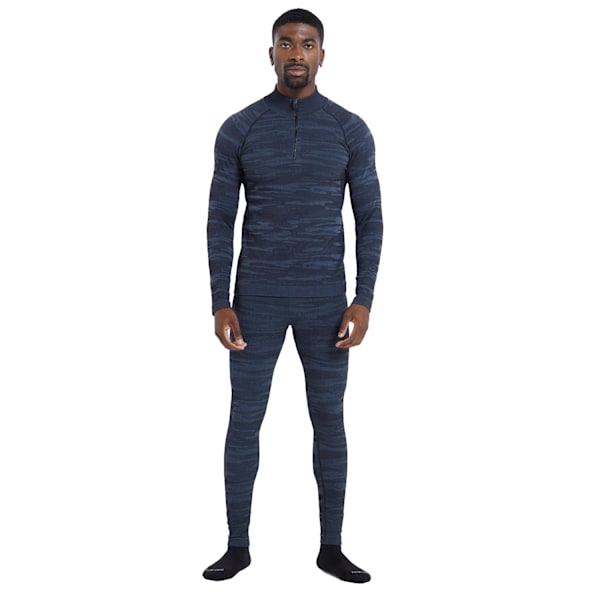 Mountain Warehouse Herr Alpine Base Layer Top XS-S Blå Blue XS-S