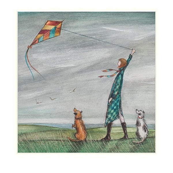 Joe Ramm Dancing In The Wind Print 30cm x 30cm Flerfärgad Multicoloured 30cm x 30cm