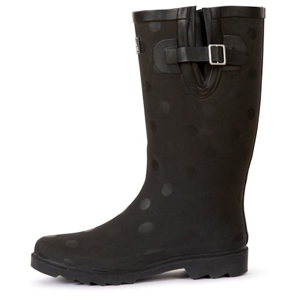 Trespass Dam Elena Polka Dot Wellington Stövlar 3 UK Svart Black 3 UK