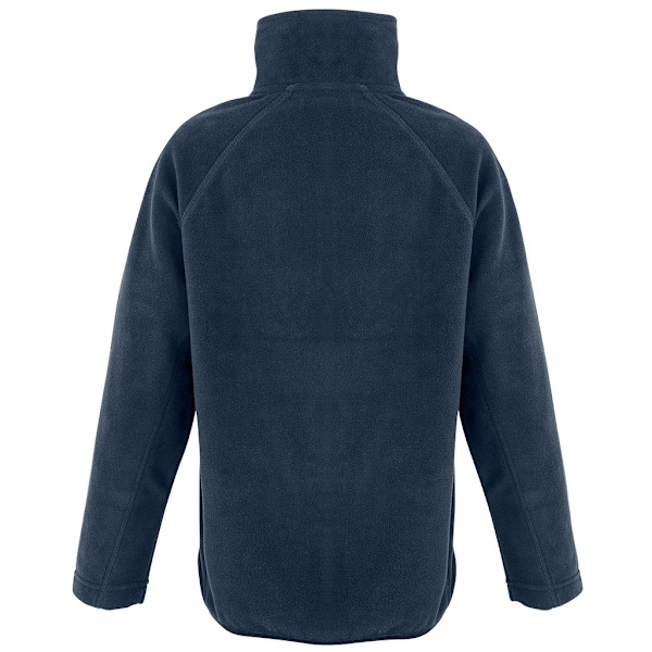 Result Äkta Återvunnen Barn/Barn Mikro Dragkedja Hals Fleece 8- Navy 8-10 Years