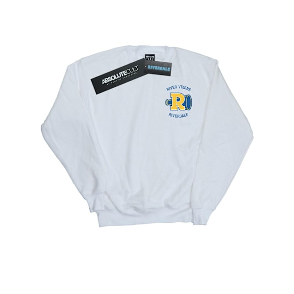 Riverdale Herr Loudhaler Brösttryck Sweatshirt 4XL Vit White 4XL