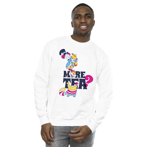 Disney Herr Alice In Wonderland More Tea Sweatshirt M Vit White M