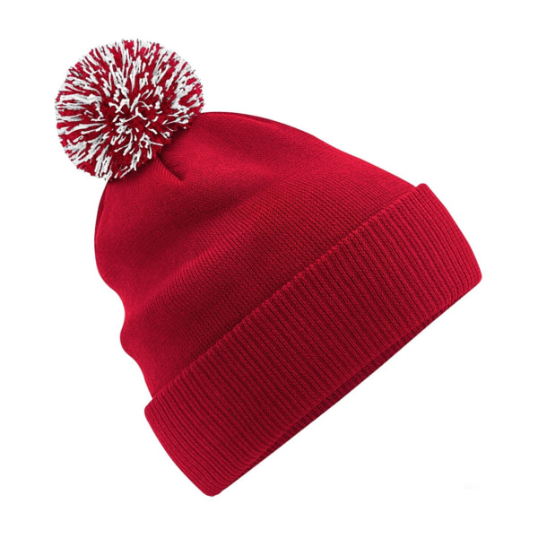 Beechfield Snowstar Recycled Beanie One Size Klassisk Röd/Vit Classic Red/White One Size