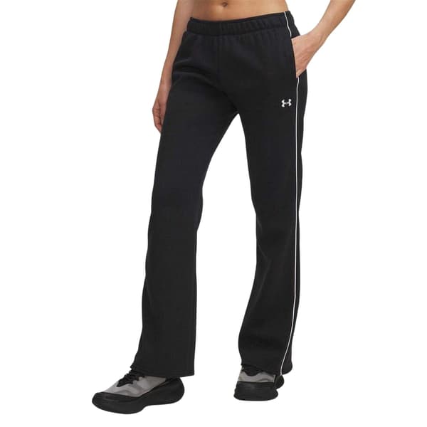 Under Armour Dam/Kvinnor Rival Flared Sweatpants med sidoränder Black 14 UK R