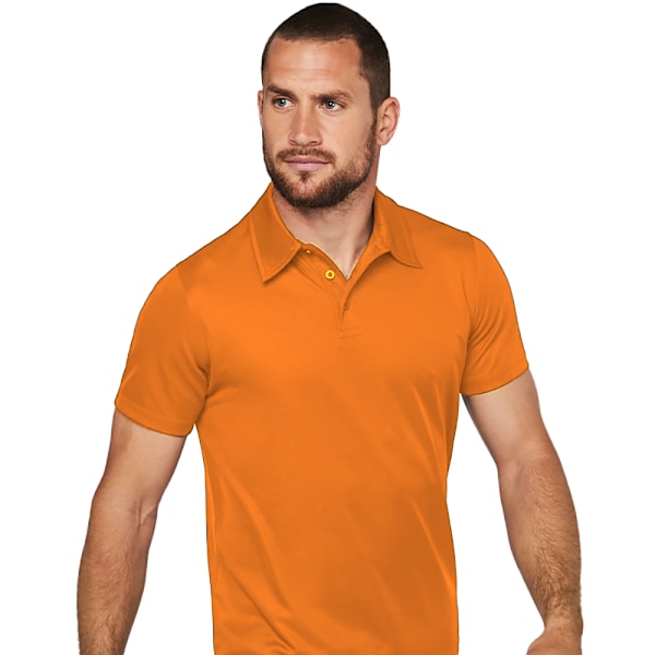 Kariban Proact Herr Kortärmad Performance Poloshirt M Orang Orange M