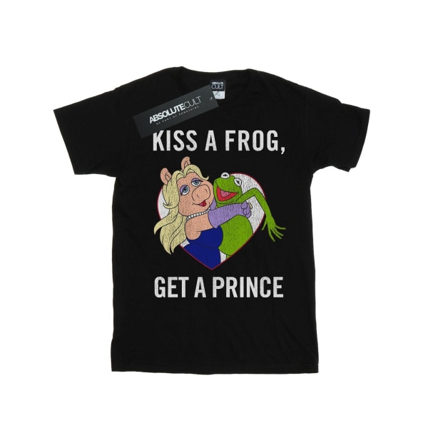 Disney Girls Muppets Kiss A Frog T-shirt i bomull 12-13 år Black 12-13 Years