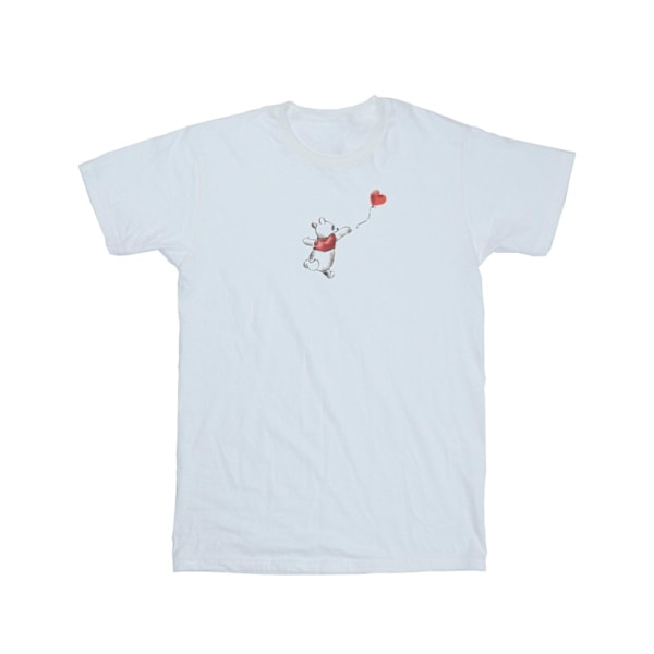 Disney Boys Winnie The Pooh Balloon T-Shirt 9-11 år Vit White 9-11 Years