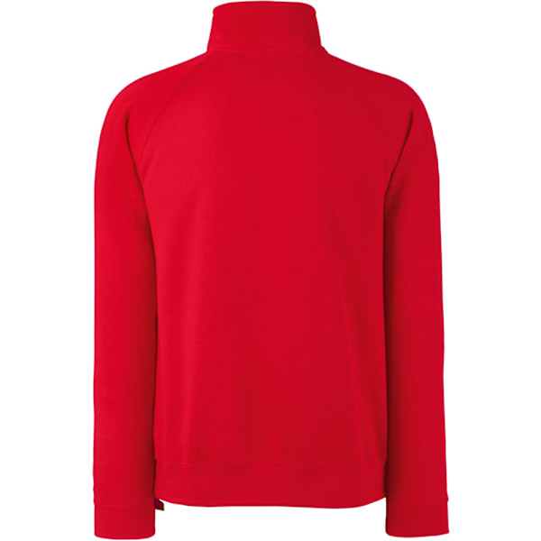 Fruit Of The Loom Herr Zip Neck Sweatshirt Top S Röd Red S