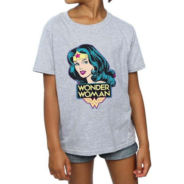 Wonder Woman T-shirt för flickor 12-13 år Sports Grey Sports Grey 12-13 Years