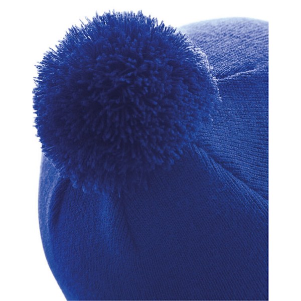 Beechfield Original Pom Pom Beanie One Size Bright Royal Blue Bright Royal Blue One Size