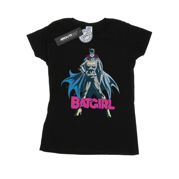 DC Comics Dam/Kvinnor Batgirl Pose Bomull T-shirt S Svart Black S
