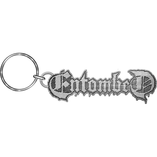 Entombed Logo Die Cast Nyckelring One Size Grå Grey One Size