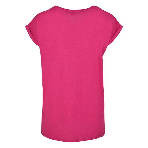 Bygg ditt varumärke Dam/Dam Extended Shoulder T-shirt M Hibi Hibiscus Pink M