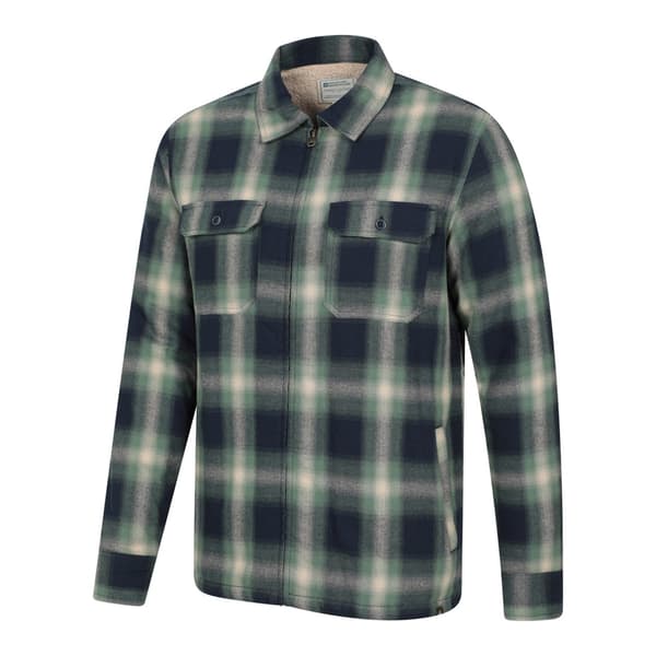 Mountain Warehouse Stream II Flanellfodrad Skjorta Herr M Mörk Grå Dark Green M