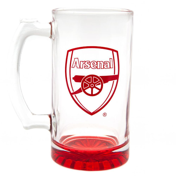 Arsenal FC Stenglas Tankard En Storlek Röd Red One Size