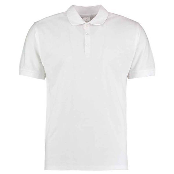 Kustom Kit Unisex Klassisk Pique Slim Polotröja XXL Vit White XXL