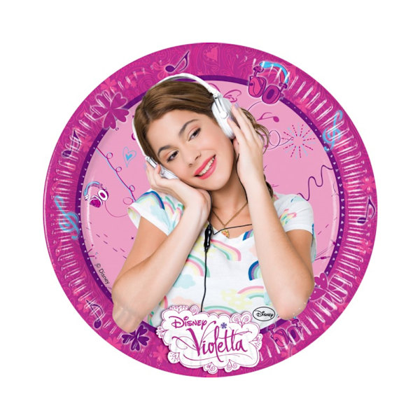 Violetta Pappershörlurar Festplattor (Förpackning om 8) En Storlek Pin Pink/Multicoloured One Size