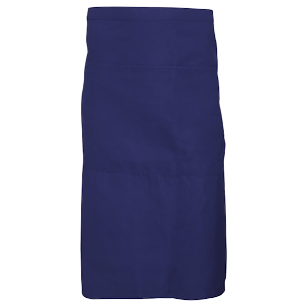 Dennys Unisex Vuxen Polyester Fickficka Midja Förkläde En Storlek Marinblå Navy One Size