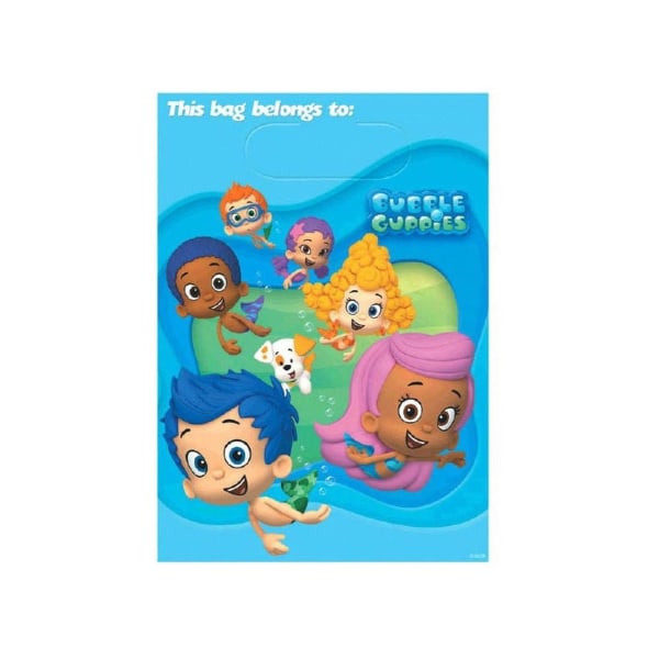 Bubble Guppies-logotyp festväskor (paket med 8) One Size Flerfärgad Multicoloured One Size