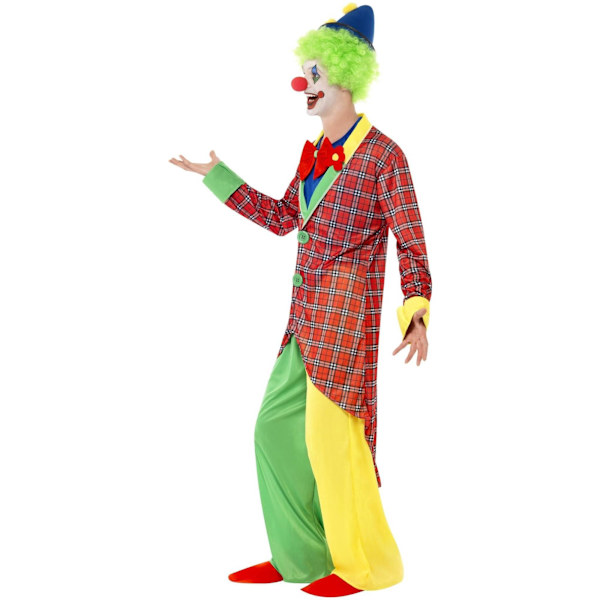 Smiffys Herr Deluxe La Clown Kostymset L Flerfärgad Multicoloured L